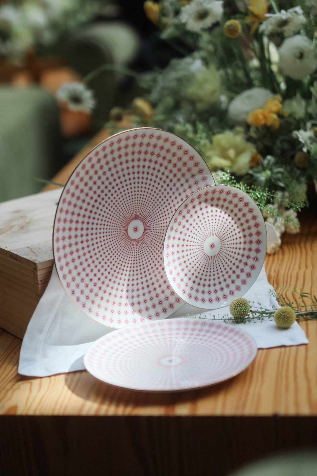 It's a Pattern Red - 10" Dinner Plate